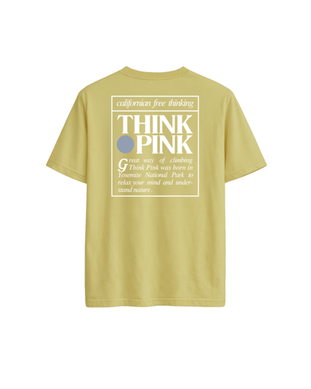 Think Pink Logo Shirt linden green