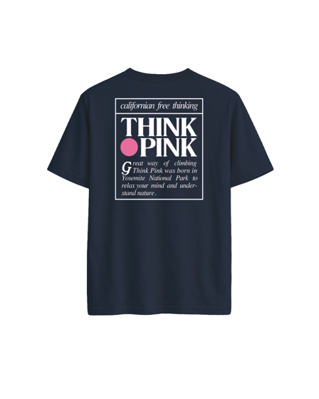 Think Pink Logo Shirt dress blues