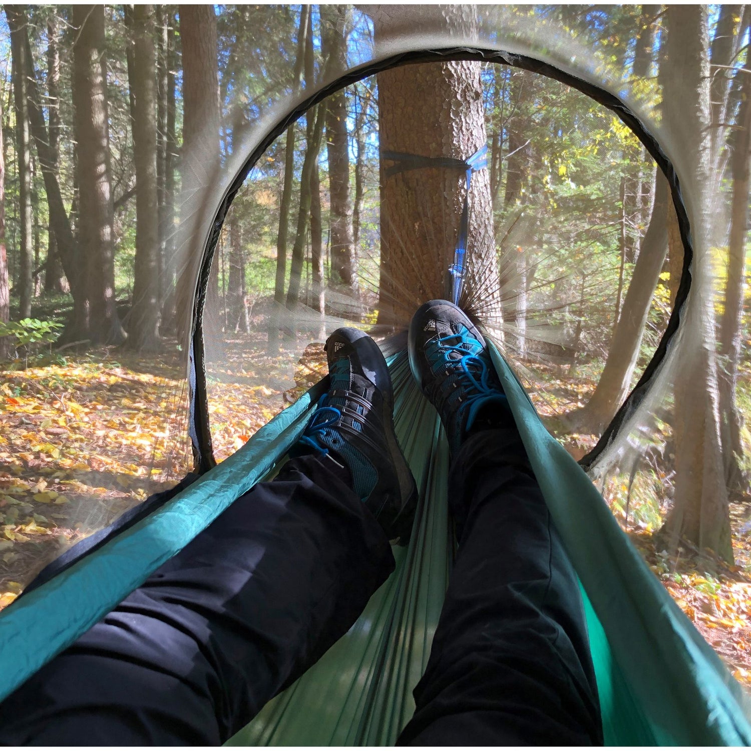 Origin Outdoors Hängematte Pop-Up Moskitonetz