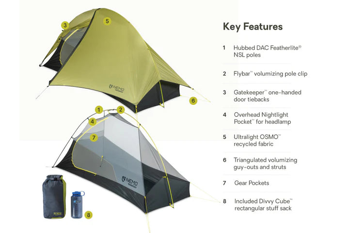 Nemo Hornet Osmo 1 P inkl. Footprint